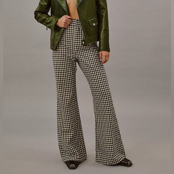 Free People Pants - Free People Plaid Jules Pants.